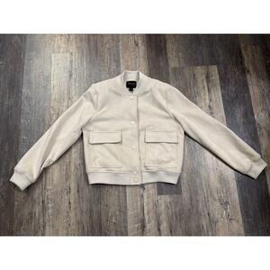 Truth by Republic Cream Bomber Jacket